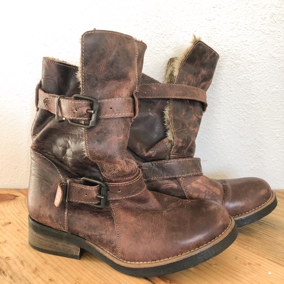Steve Madden Caveatf Brown Leather 